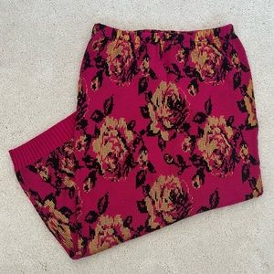 Vintage Knit Midi Skirt